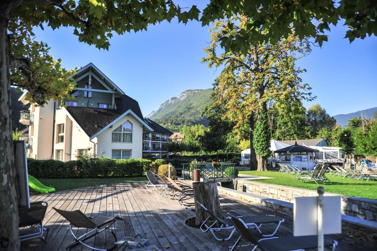 Ferienwohnung La Carte Postale Duingt Exterior foto