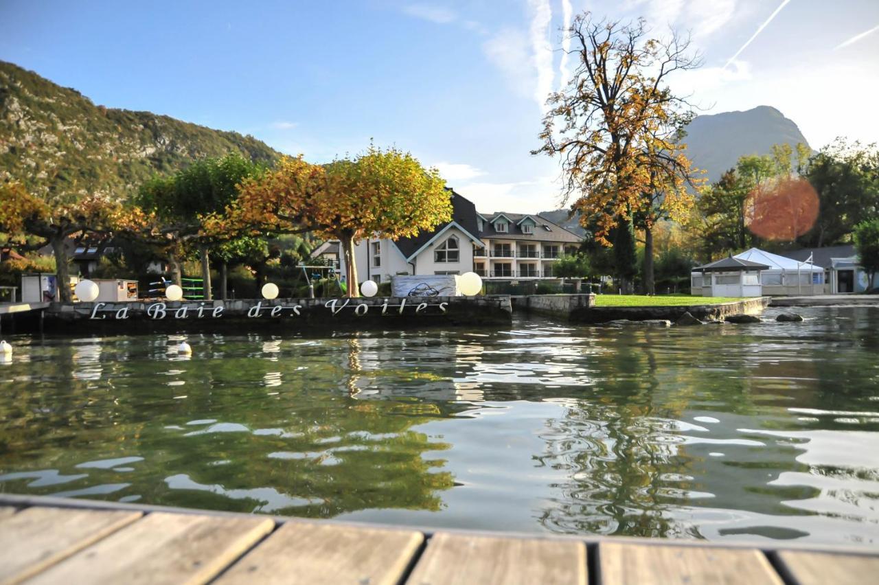 Ferienwohnung La Carte Postale Duingt Exterior foto
